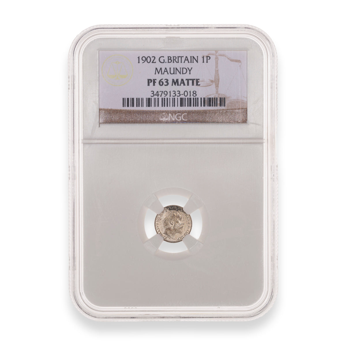 Great Britain 1902 Maundy Set NGC PR-63 Matte