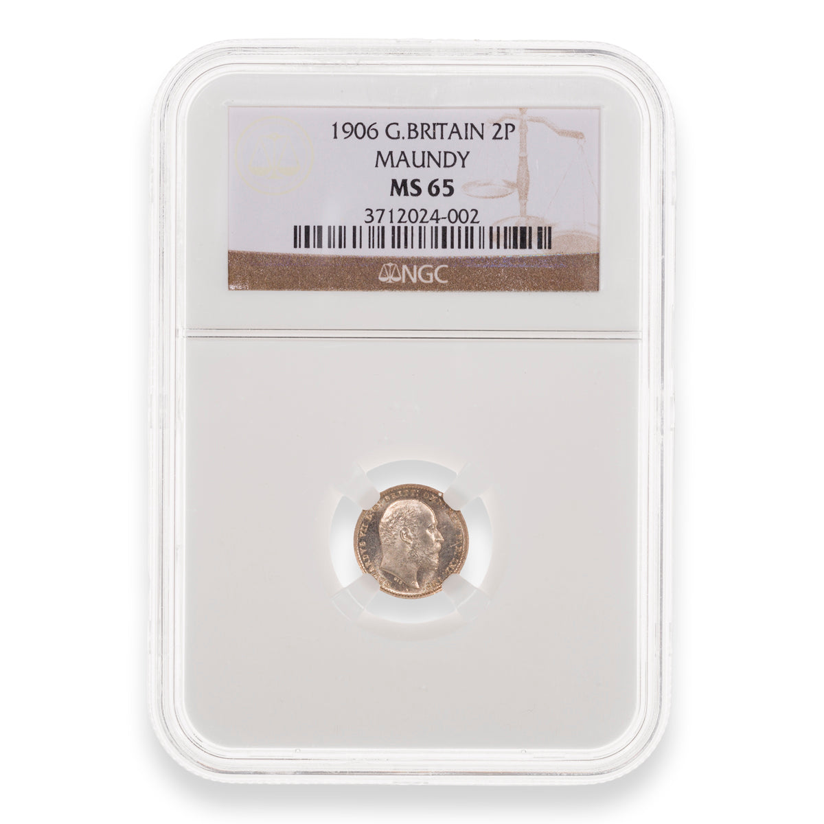 Great Britain 1906 Maundy Set NGC MS-66