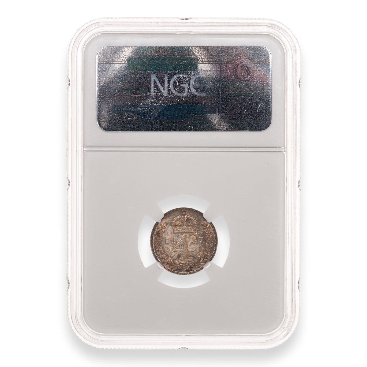 Great Britain 1907 Maundy Set NGC MS-65