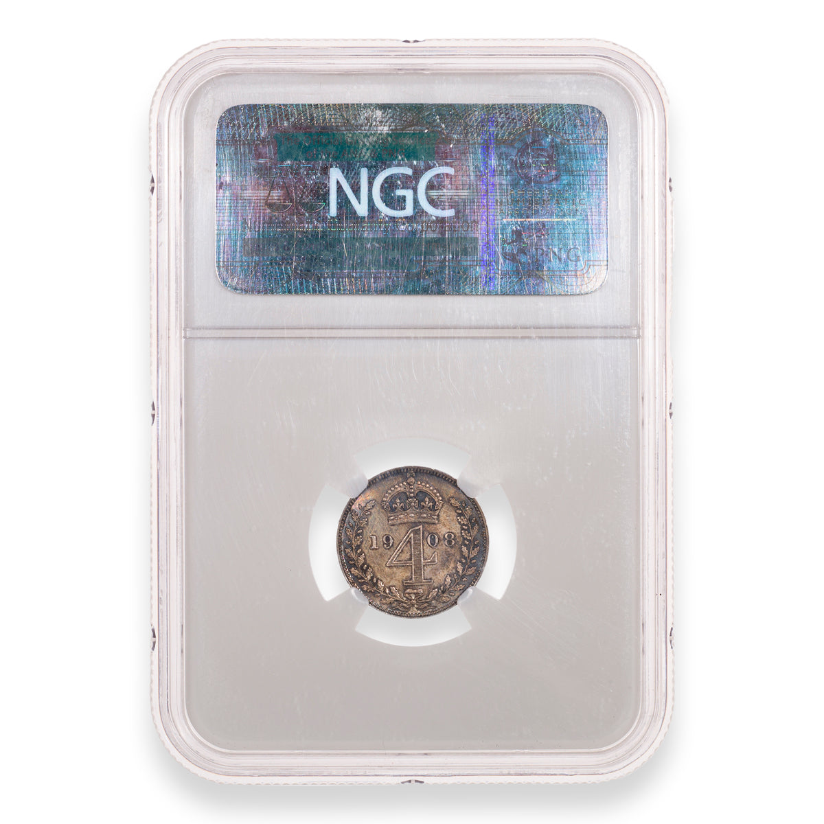 Great Britain 1908 Maundy Set NGC MS-65
