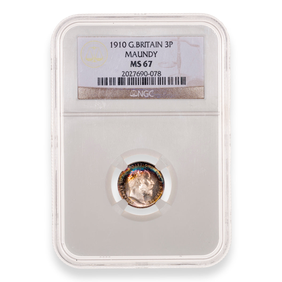 Great Britain 1910 Maundy Set NGC MS-67