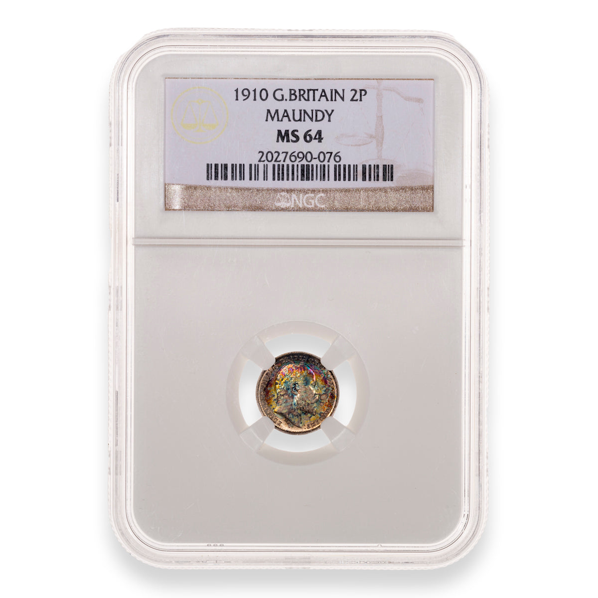 Great Britain 1910 Maundy Set NGC MS-67