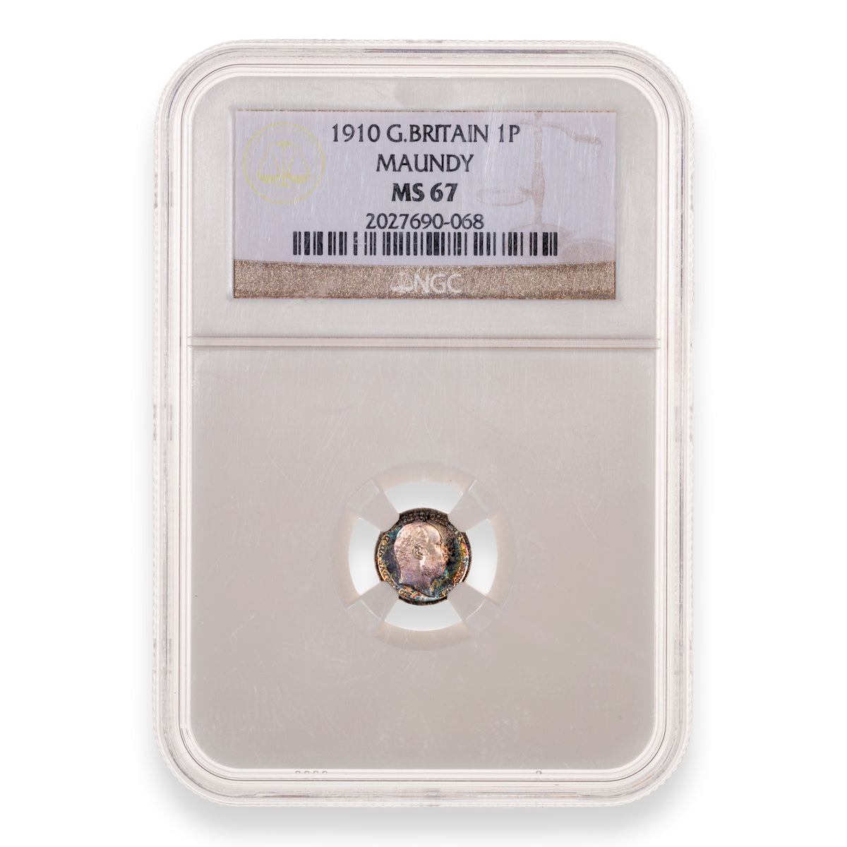 Great Britain 1910 Maundy Set NGC MS-67