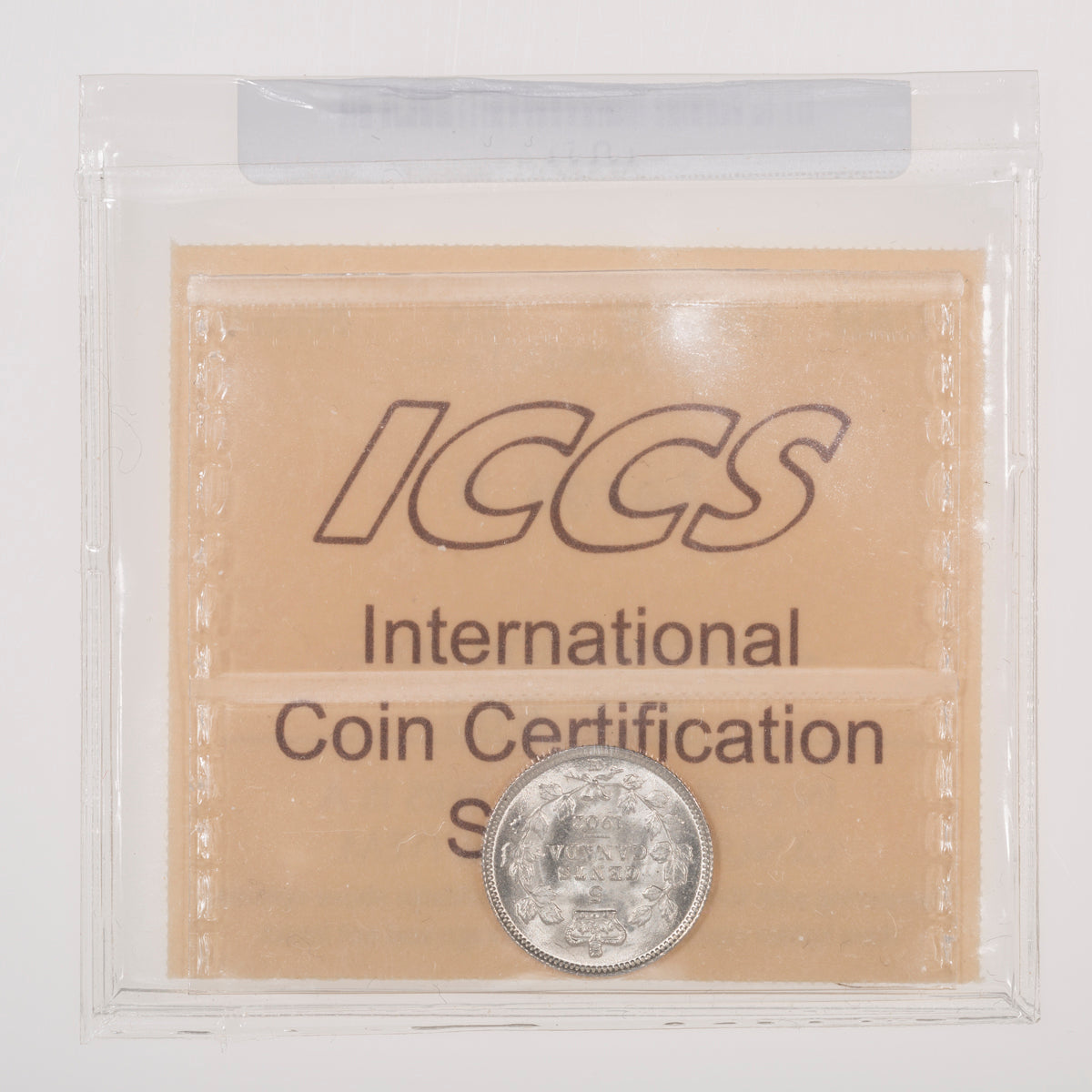 5 Cent 1902H Large H ICCS MS-66