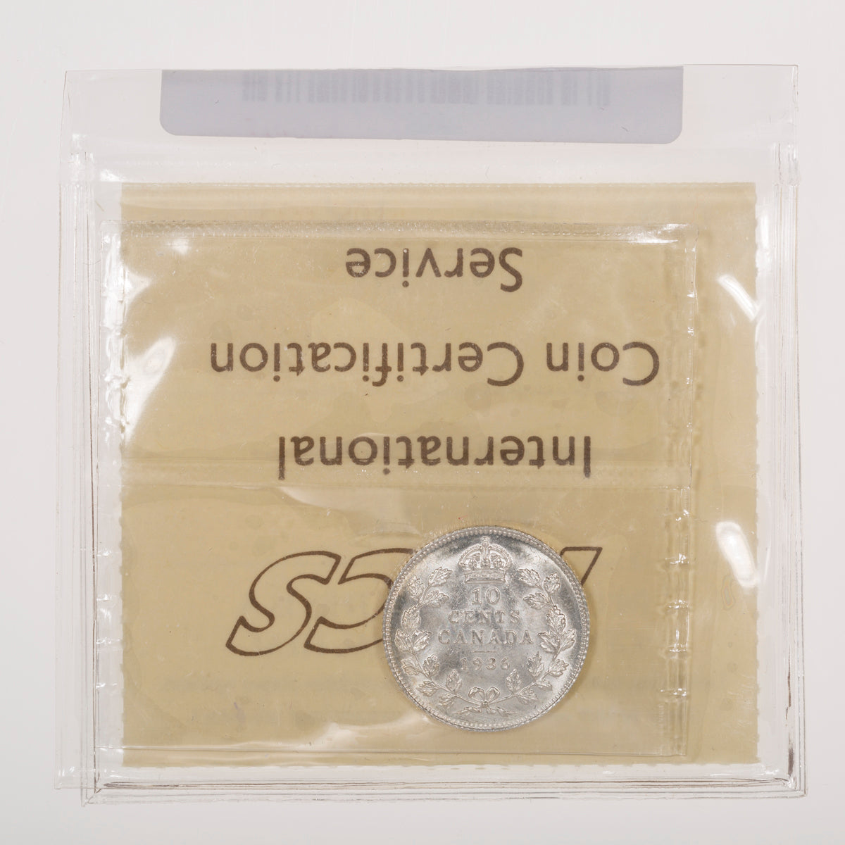 10 Cent 1936 ICCS MS-66