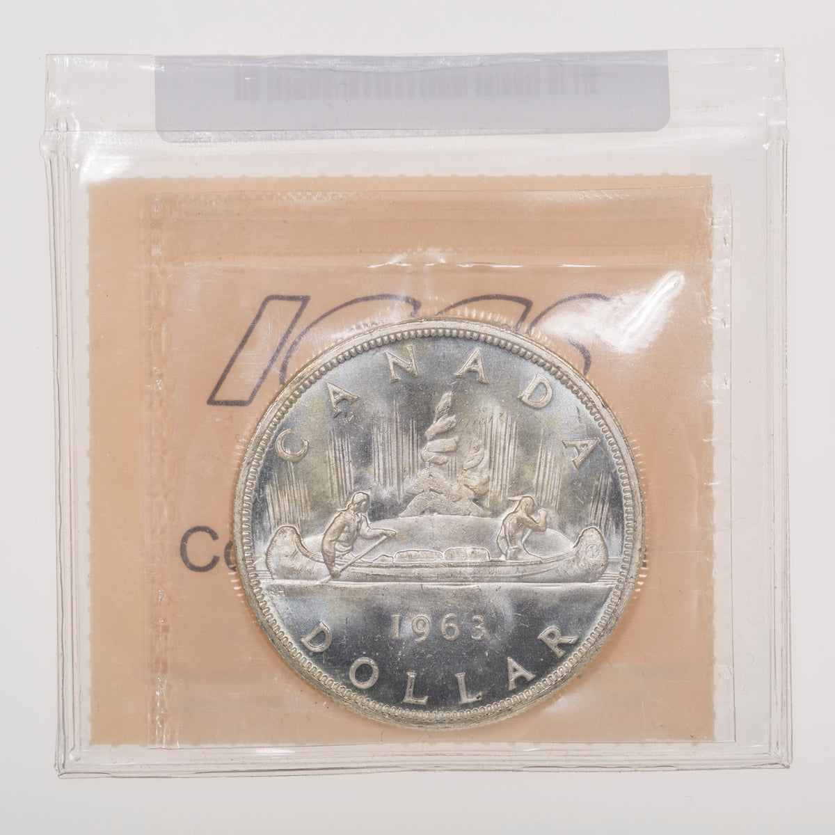 $1 1963 ICCS MS-65