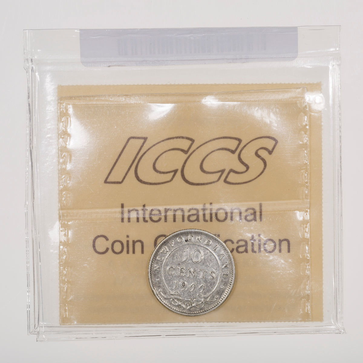 NFLD 10 Cent 1944C ICCS EF-40