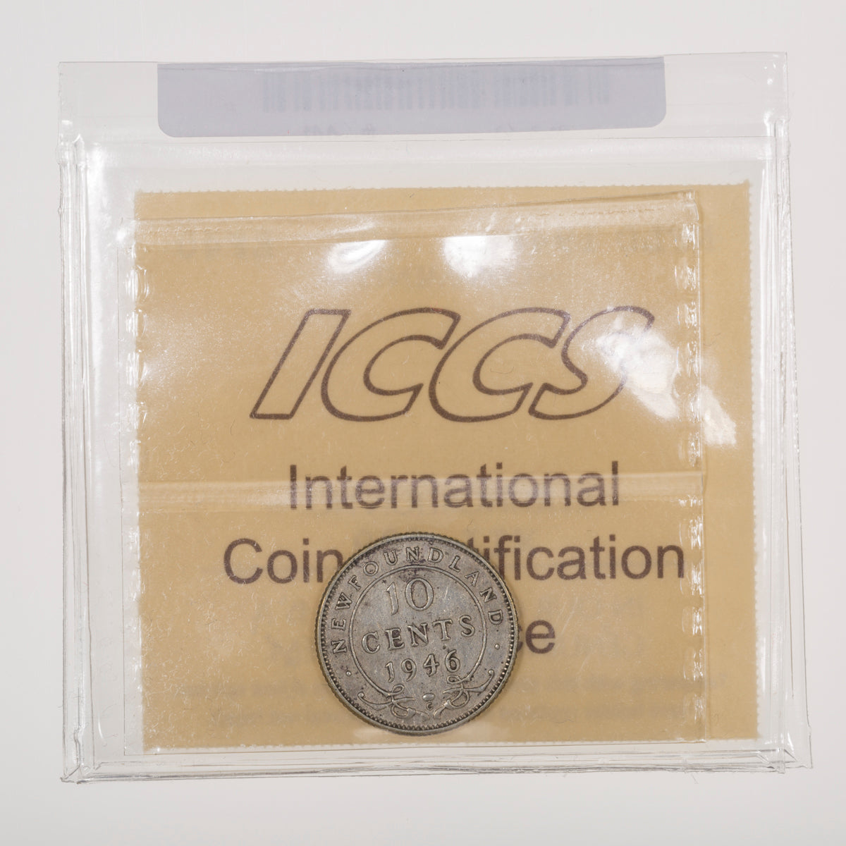 NFLD 10 Cent 1946C ICCS EF-40
