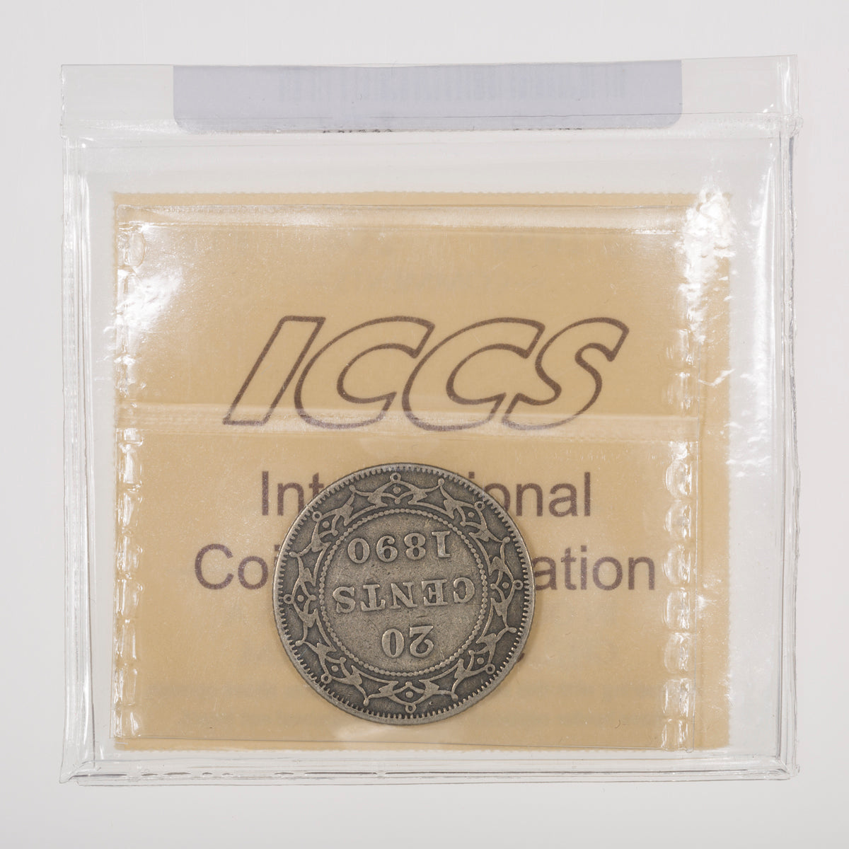 NFLD 20 Cent 1890 ICCS F-12
