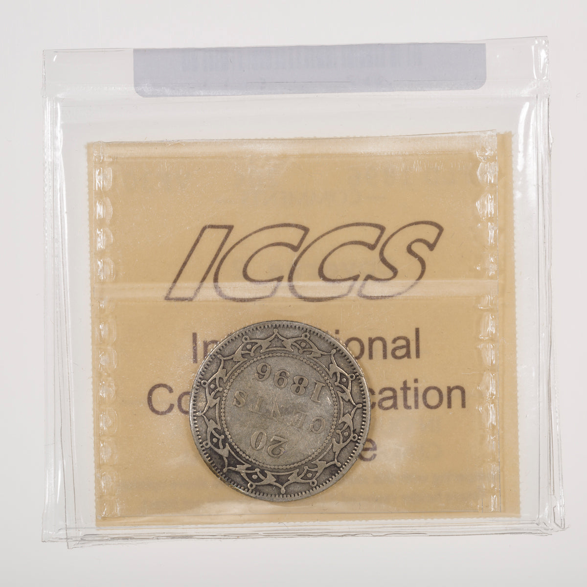 NFLD 20 Cent 1896 Obverse 2 ICCS VF-30