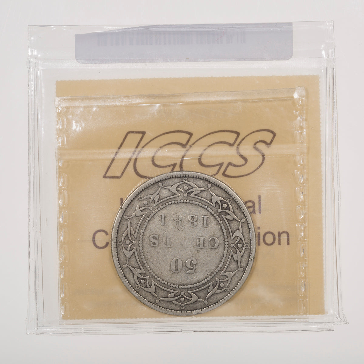 NFLD 50 Cent 1881 ICCS VG-10
