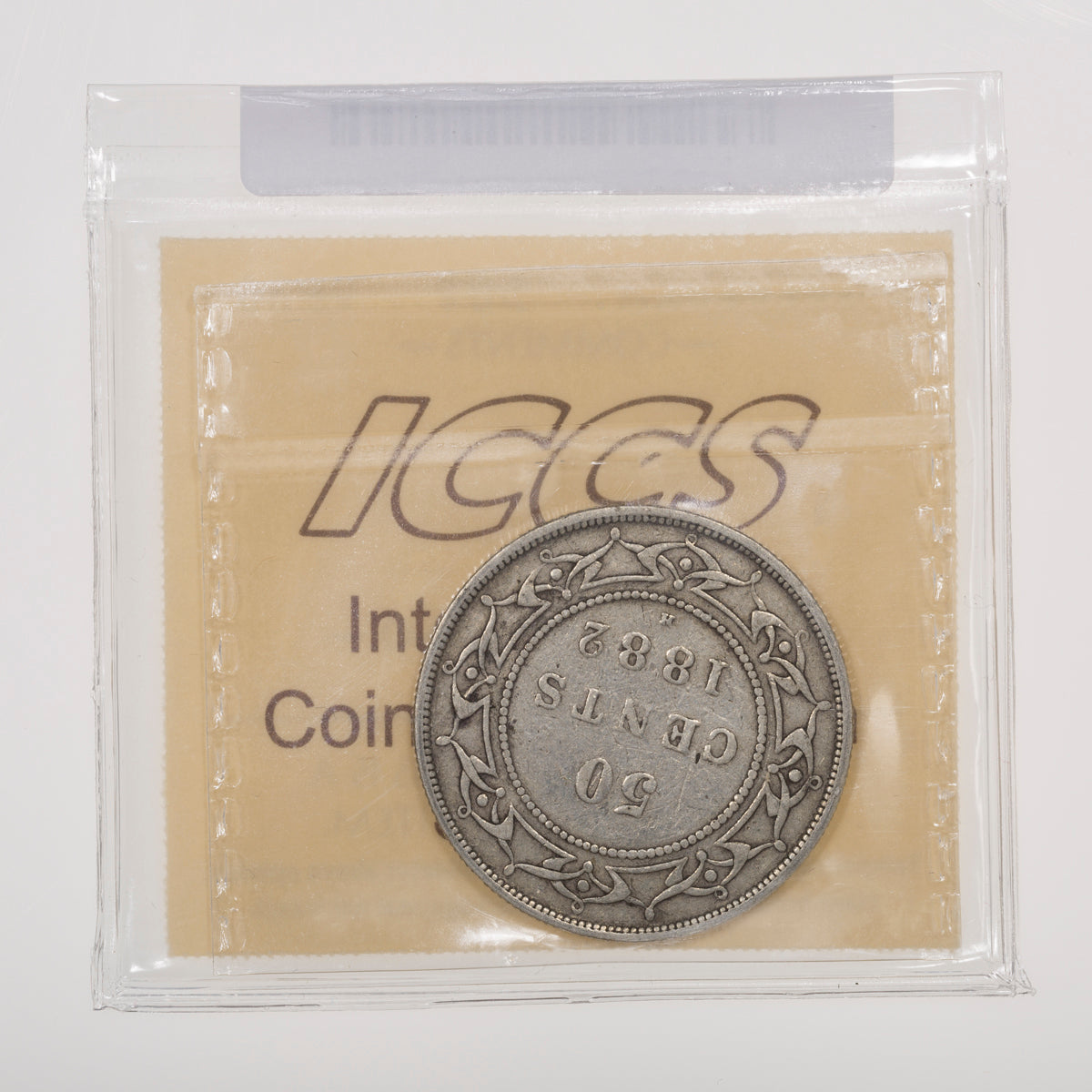 NFLD 50 Cent 1882H ICCS VF-30