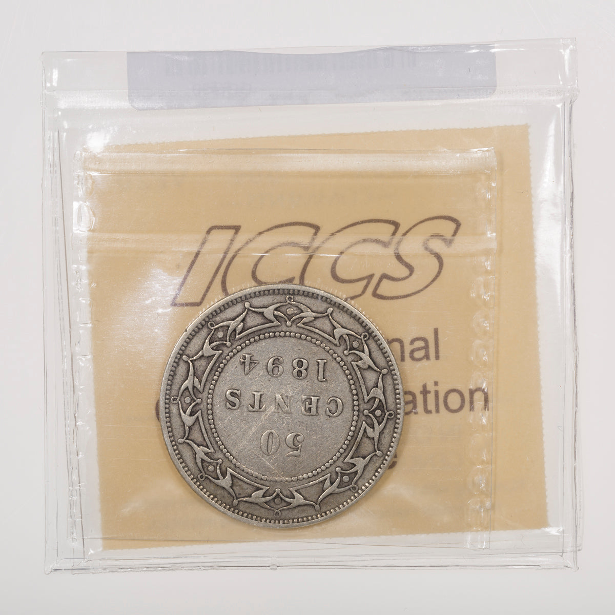 NFLD 50 Cent 1894 ICCS VF-20
