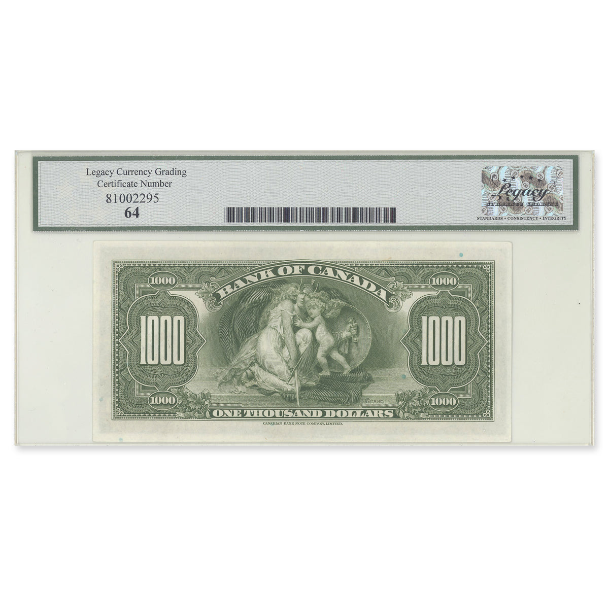 1935 $1000 English BC-19 Osborne-Towers Prefix A LEGACY CUNC-64