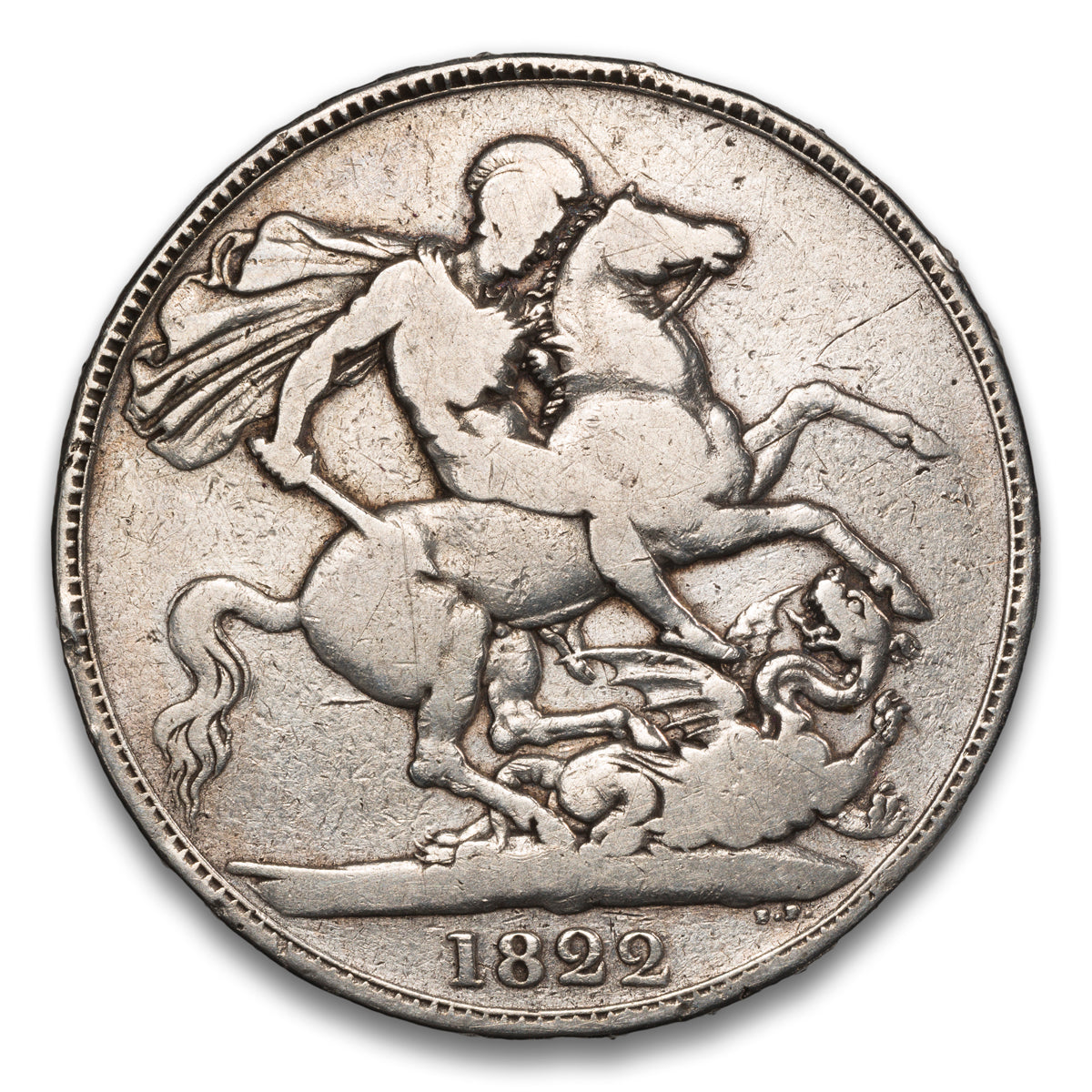Great Britain 1 Crown 1822 Tertio