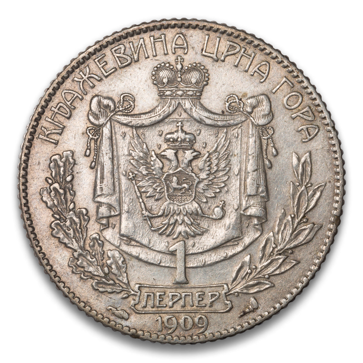 Montenegro 1 Perper 1909