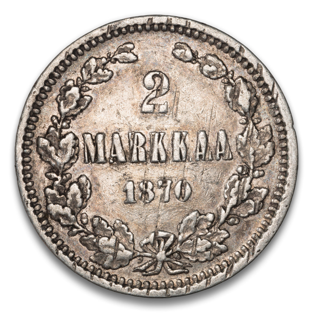 Finland 2 Markkaa 1870 S