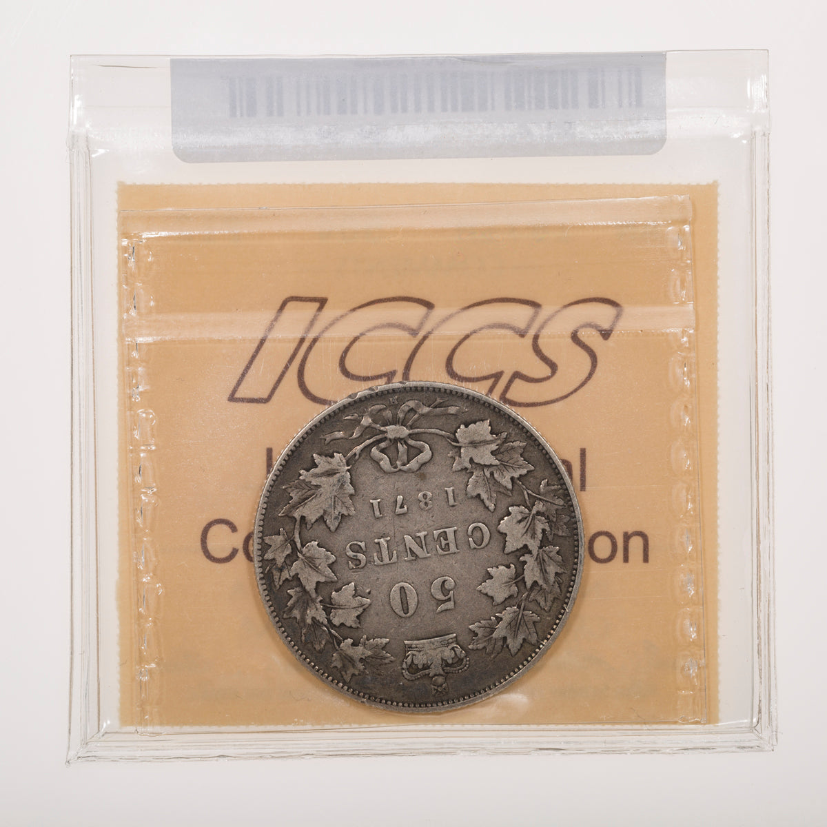 50 Cent 1871H ICCS F-12