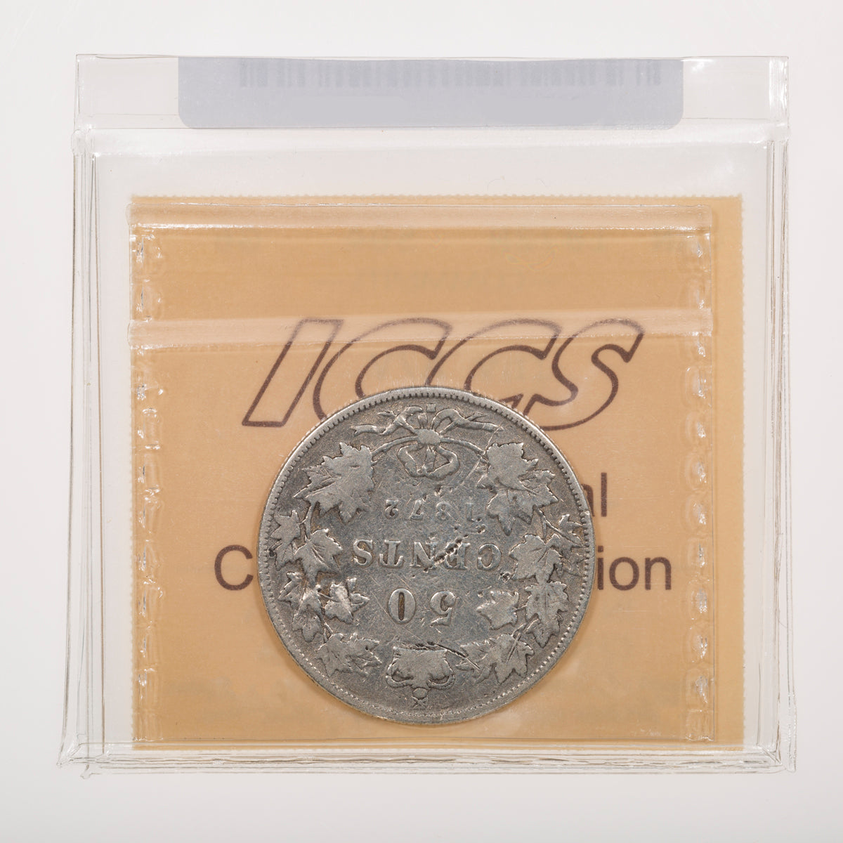 50 Cent 1872H Inverted A/V ICCS G-6