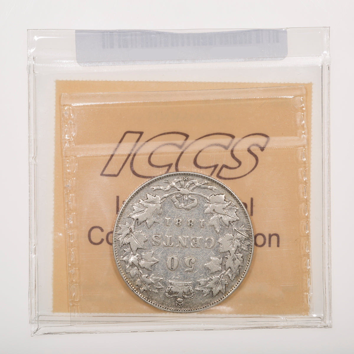 50 Cent 1881H ICCS VF-20
