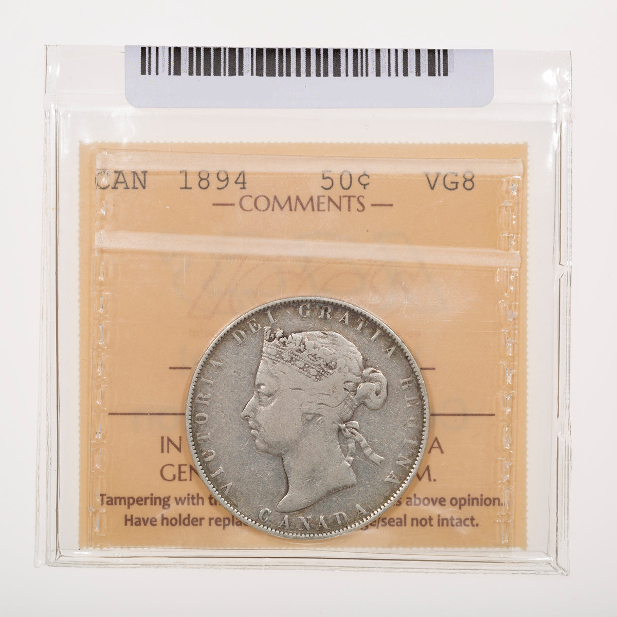 50 Cent 1894 ICCS VG-8