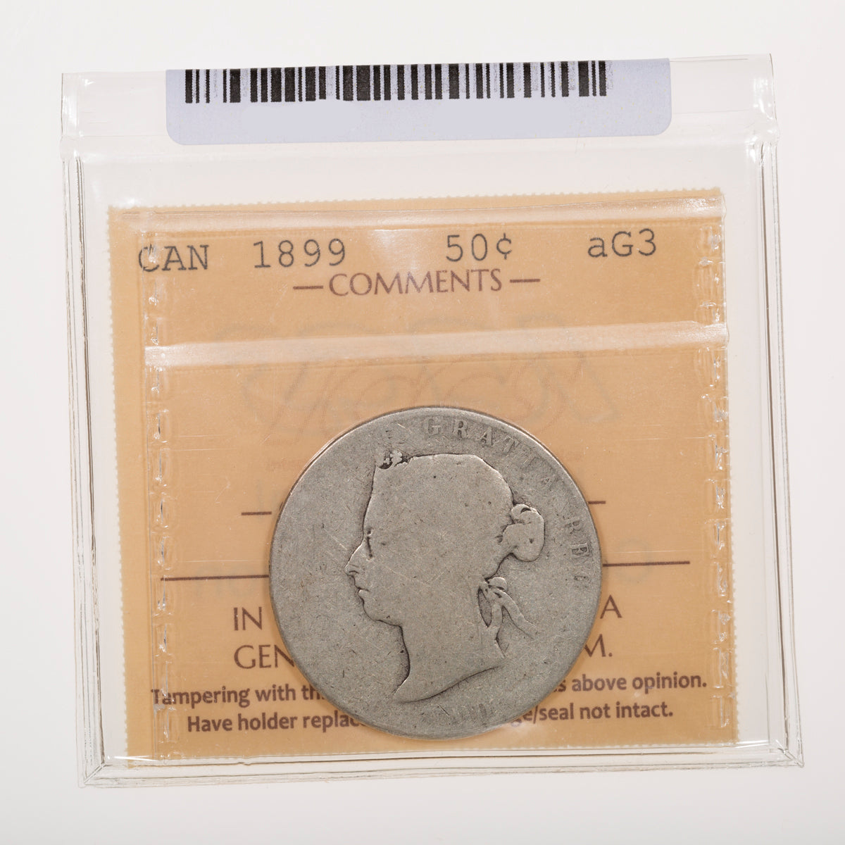 50 Cent 1899 ICCS aG-3