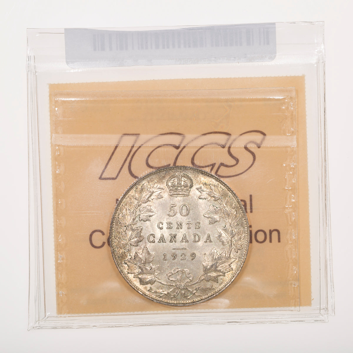 50 Cent 1929 ICCS MS-63