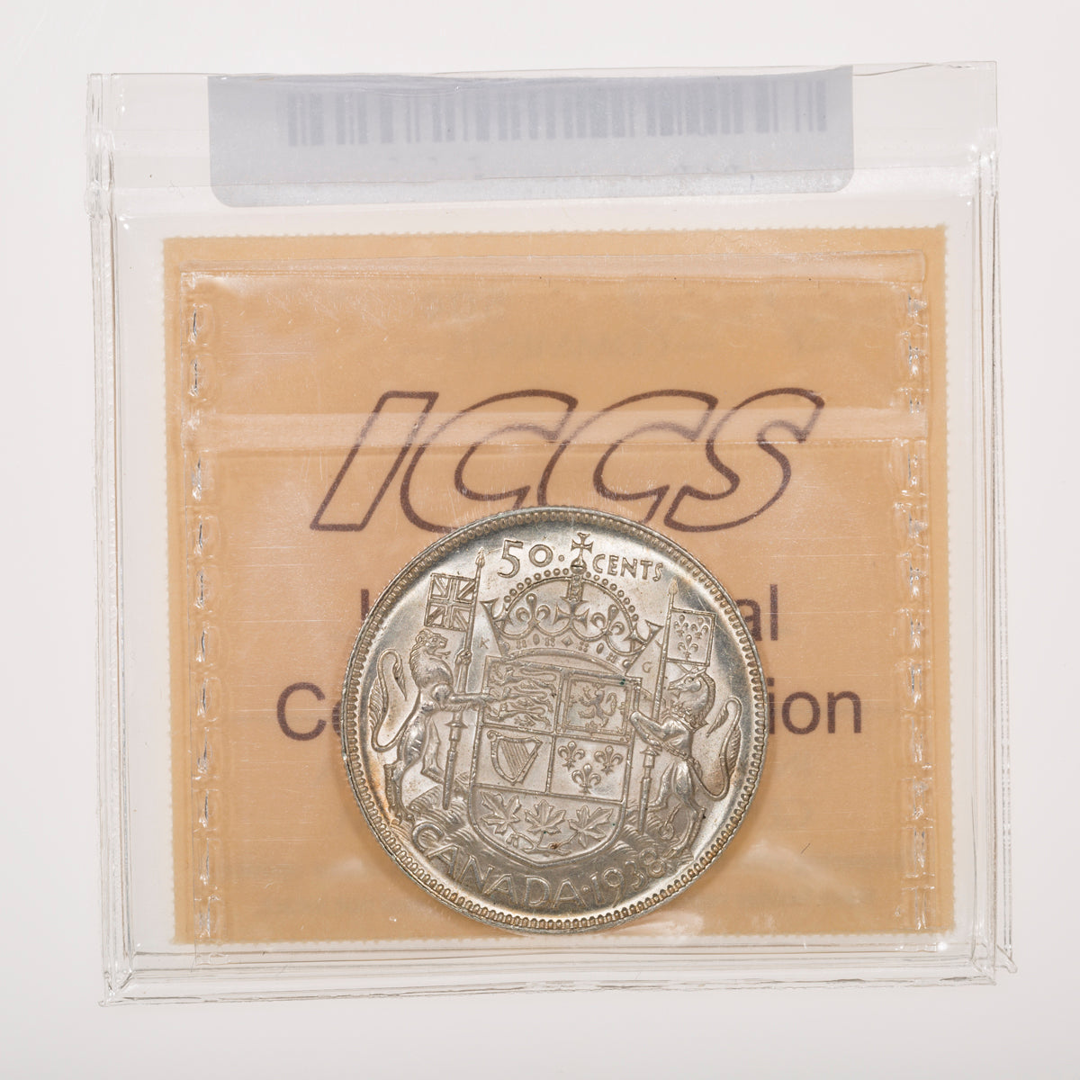 50 Cent 1938 ICCS MS-62