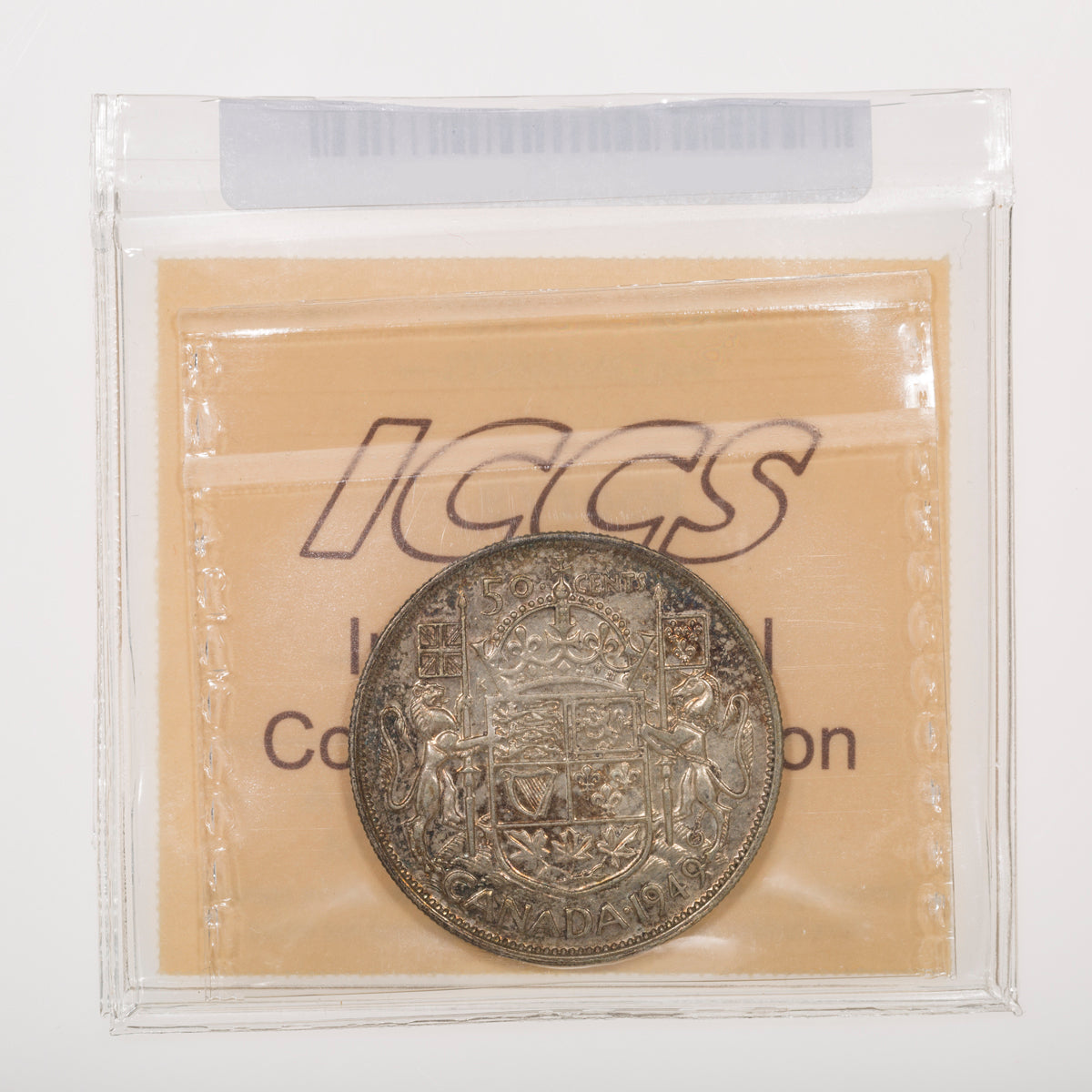 50 Cent 1949 Hoof over 9 ICCS VF-30