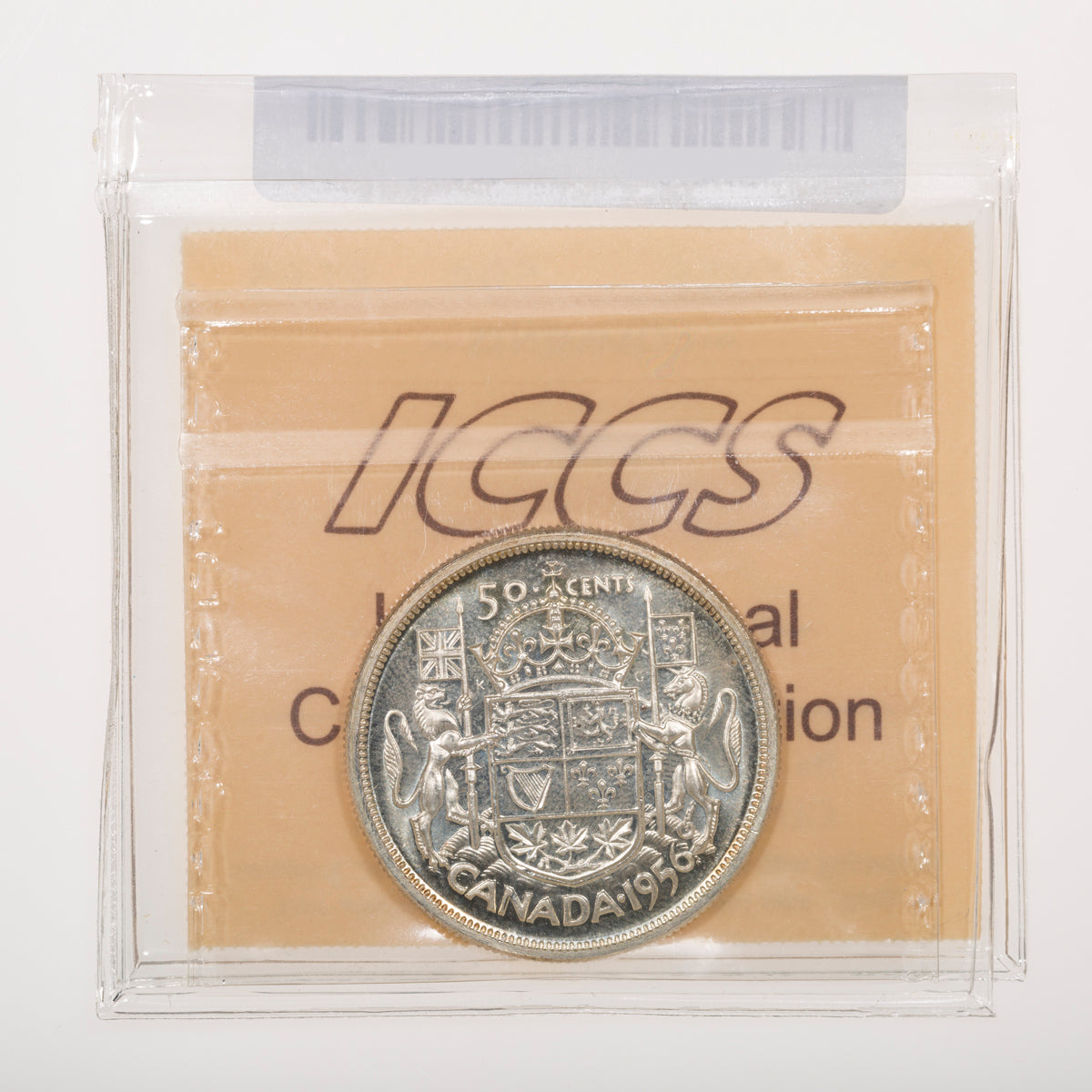 50 Cent 1956 ICCS PL-65 Cameo