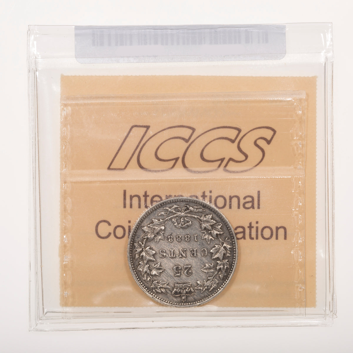 25 Cent 1888 ICCS EF-40
