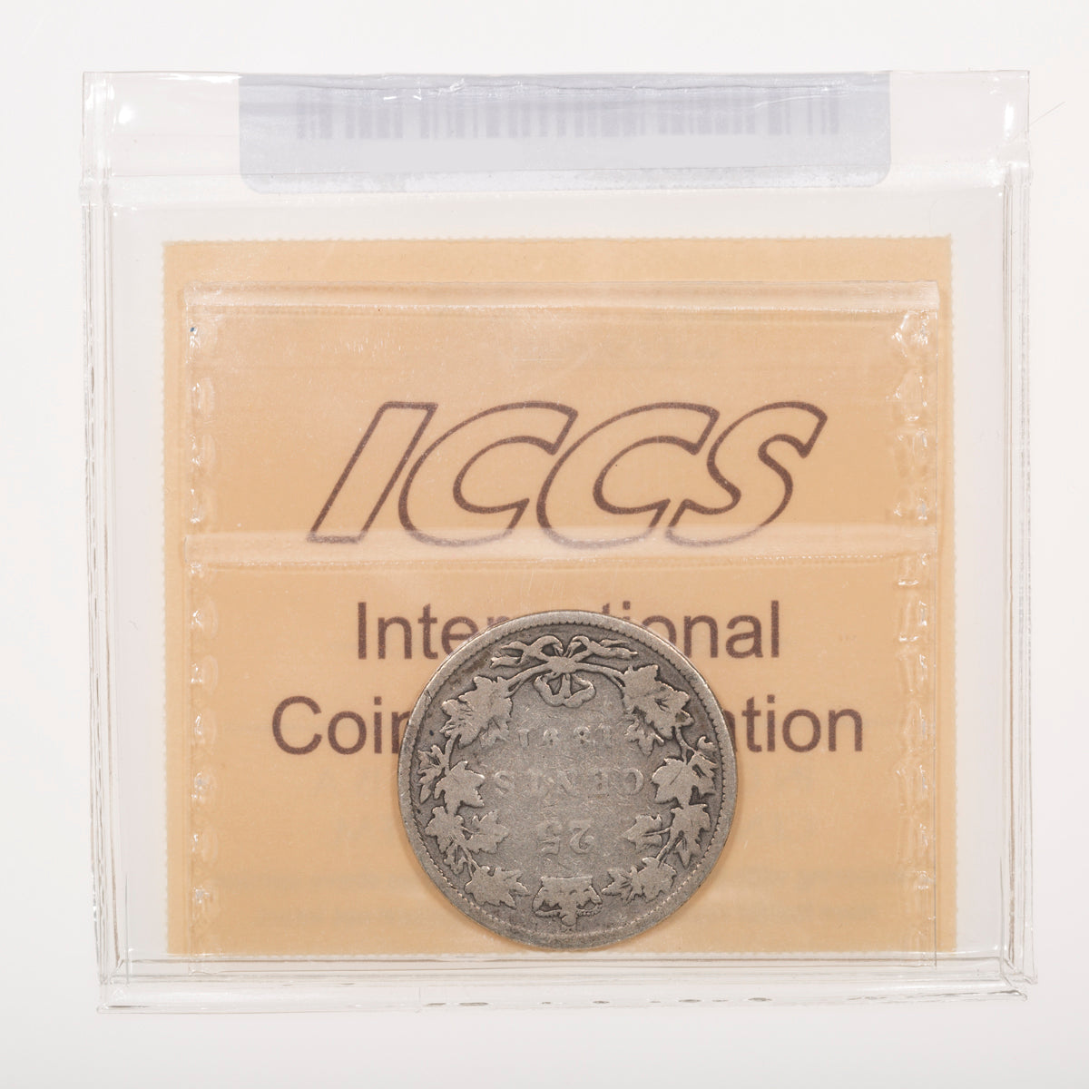 25 Cent 1891 ICCS G-4