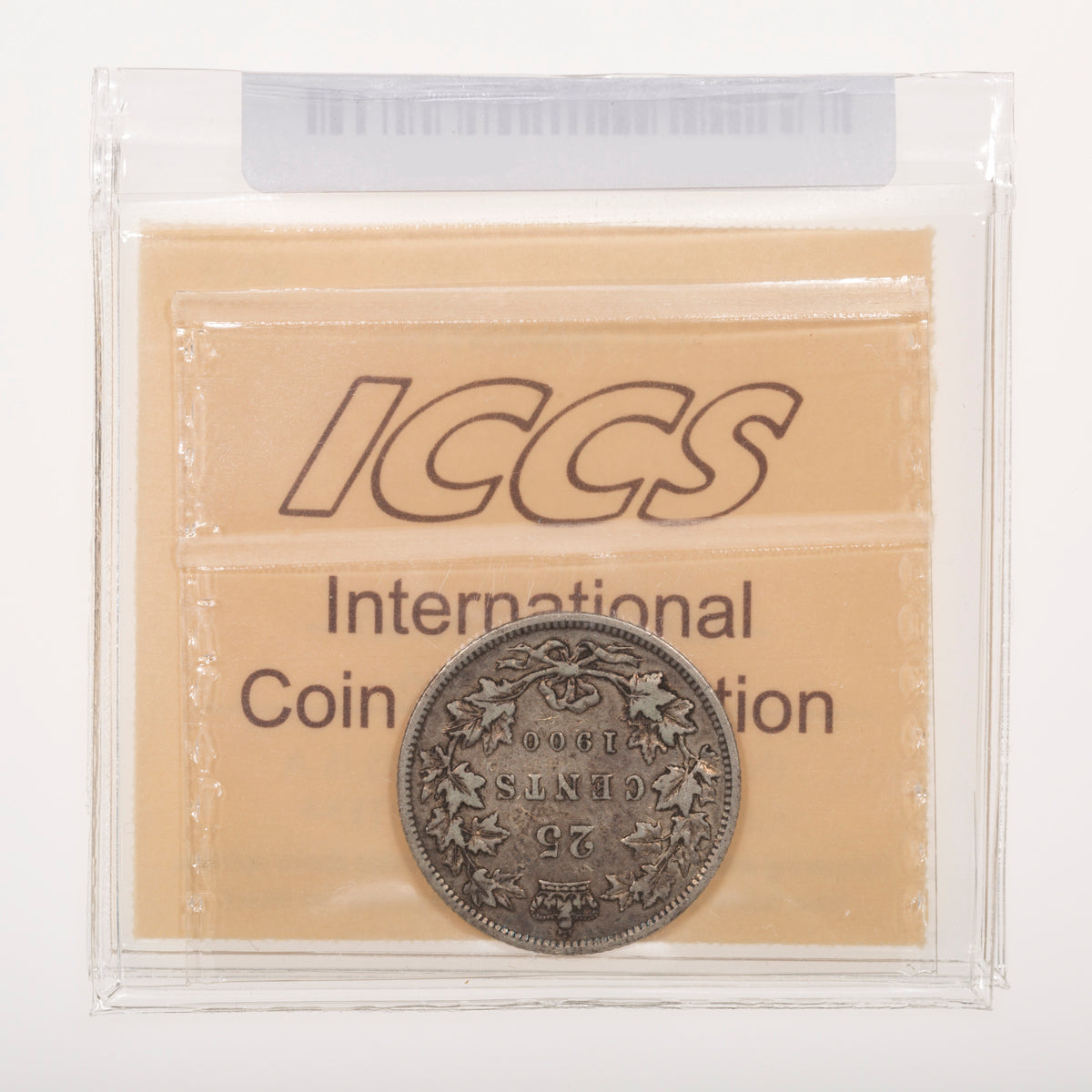 25 Cent 1900 ICCS F-12