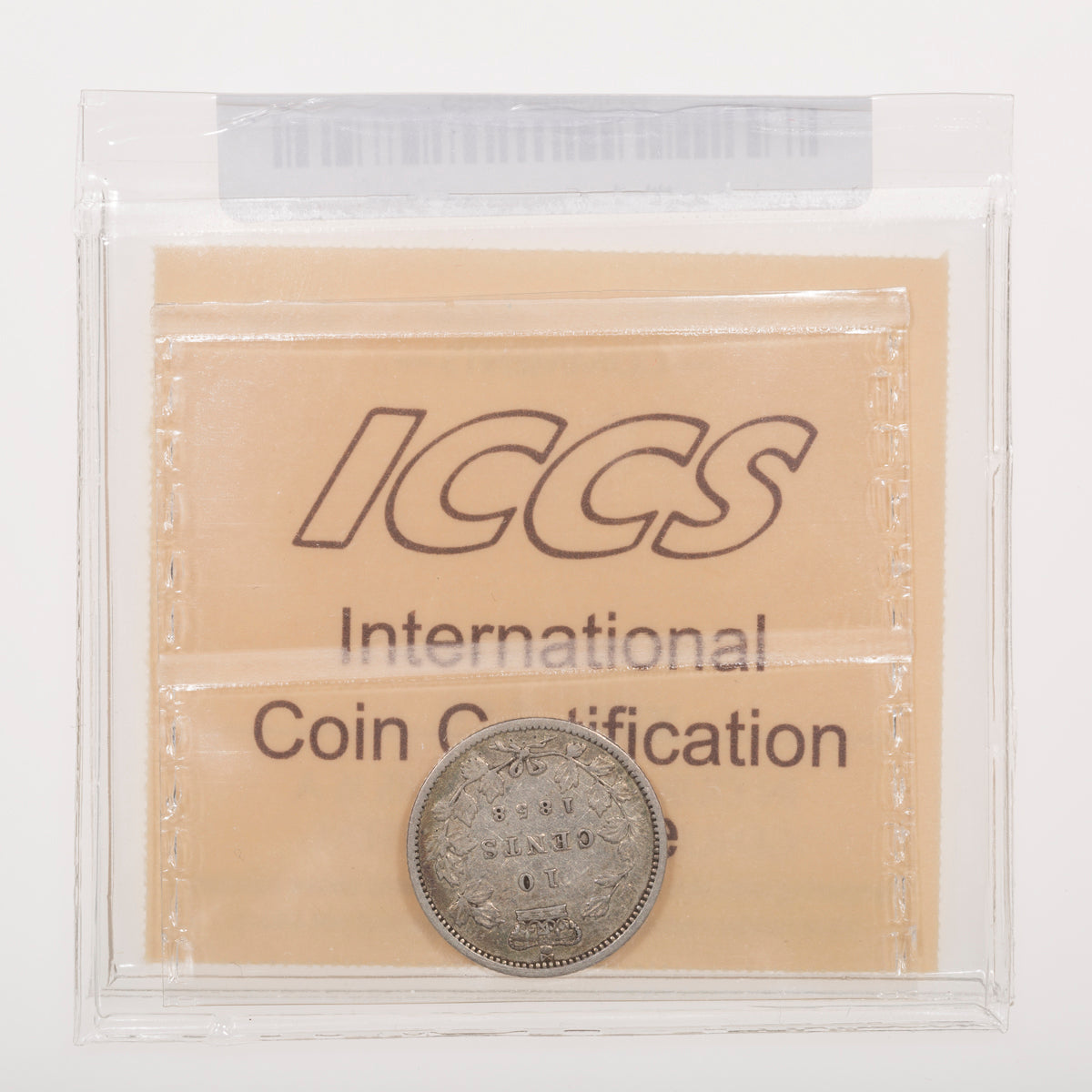 10 Cent 1858 ICCS F-15
