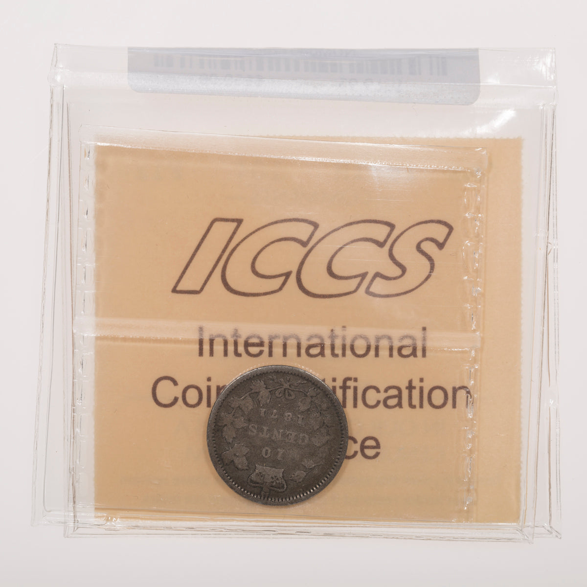 10 Cent 1871H ICCS F-12