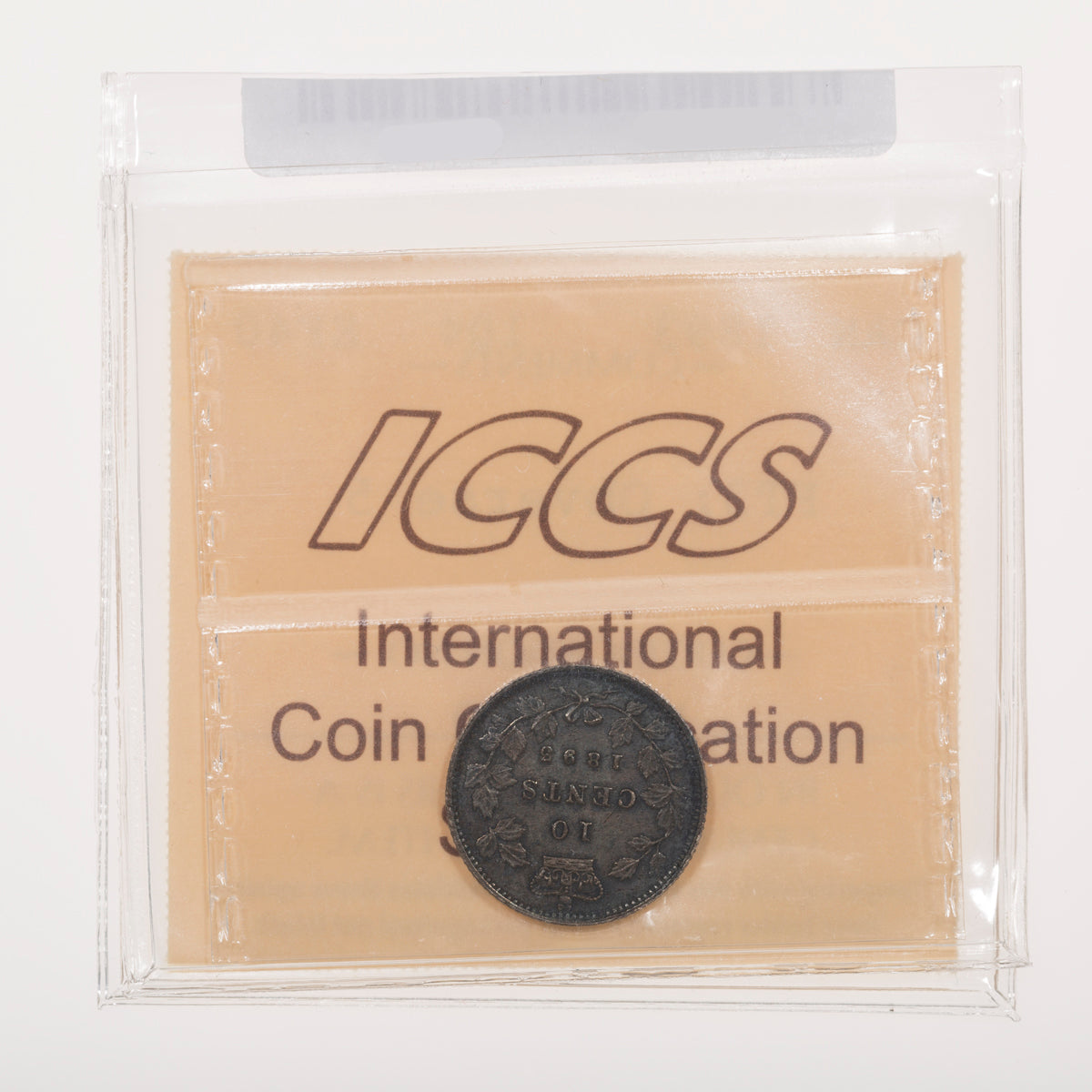 10 Cent 1893 Flat Top 3; Obverse 5 ICCS EF-40
