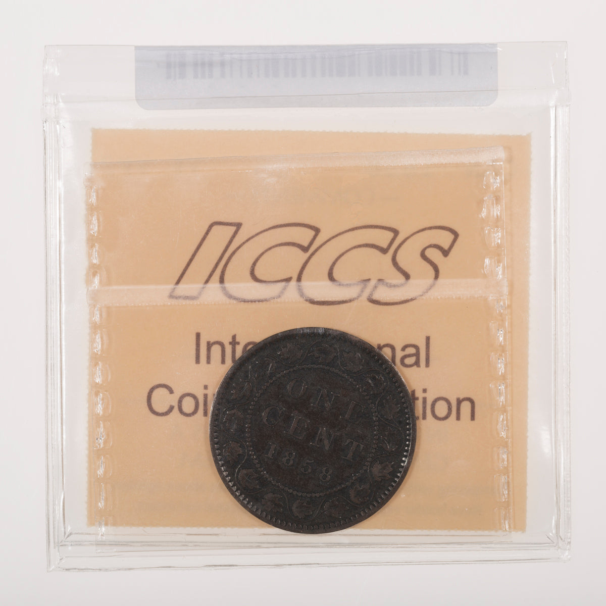1 Cent 1858 ICCS VF-20