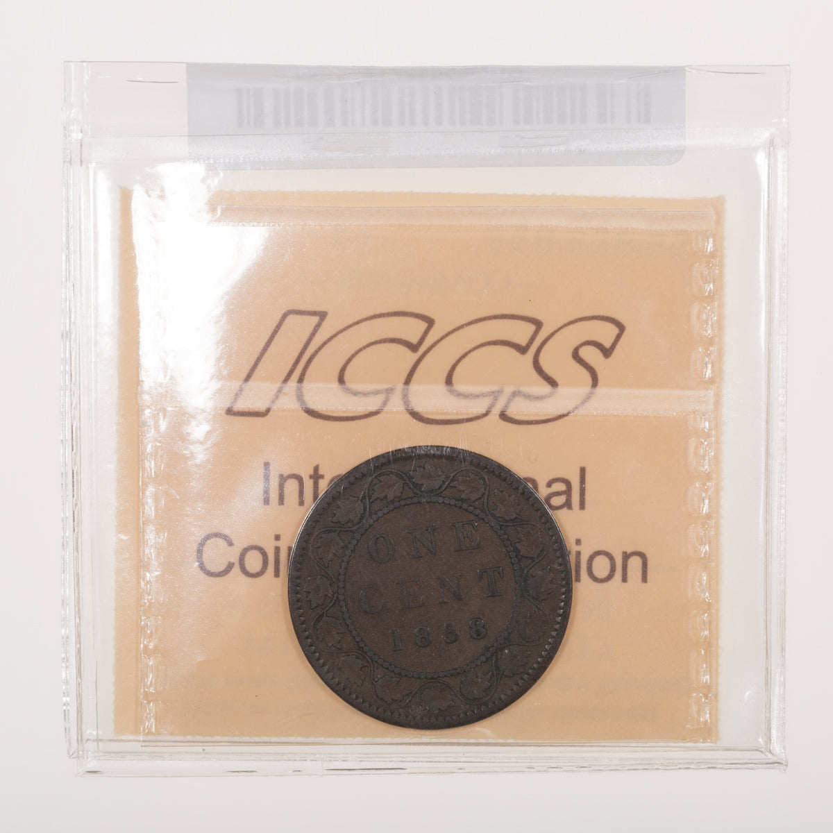 1 Cent 1858 ICCS VG-10