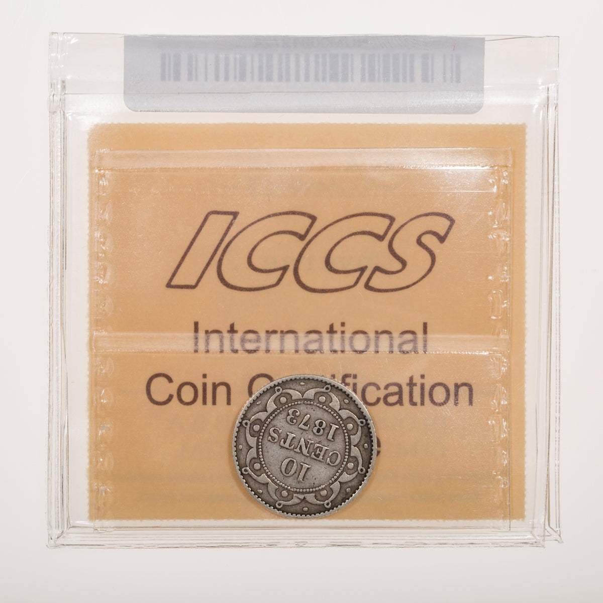 NFLD 10 Cent 1873 Obverse 2 ICCS G-6