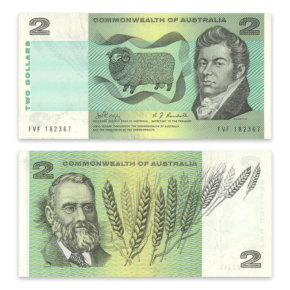 Australia 1966 2 Dollars P# 38c VF-30