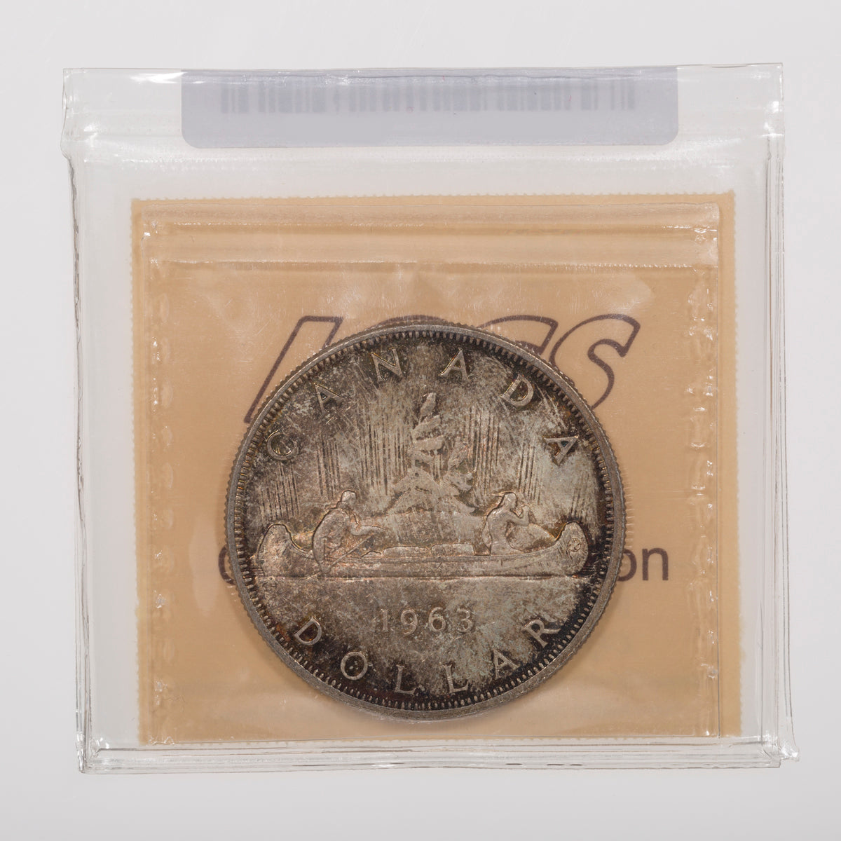 $1 1963 ICCS MS-65