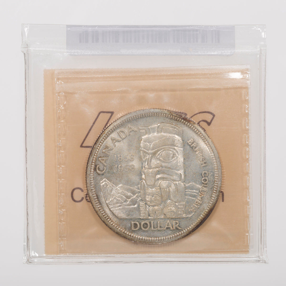 $1 1958 ICCS MS-65