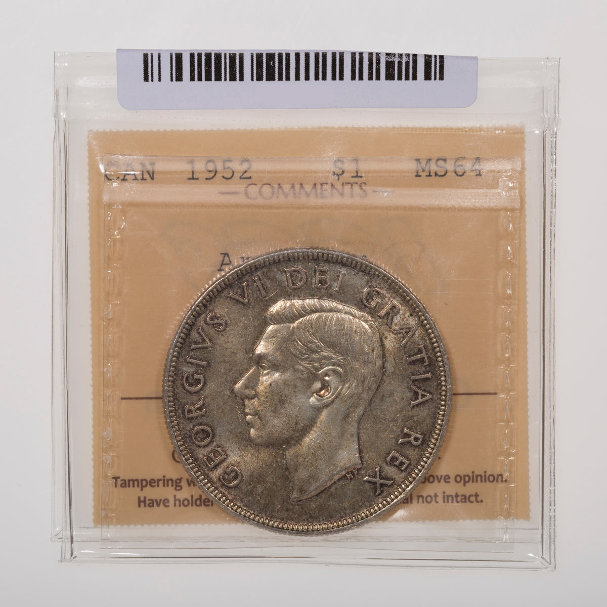 $1 1952 Arnprior ICCS MS-64