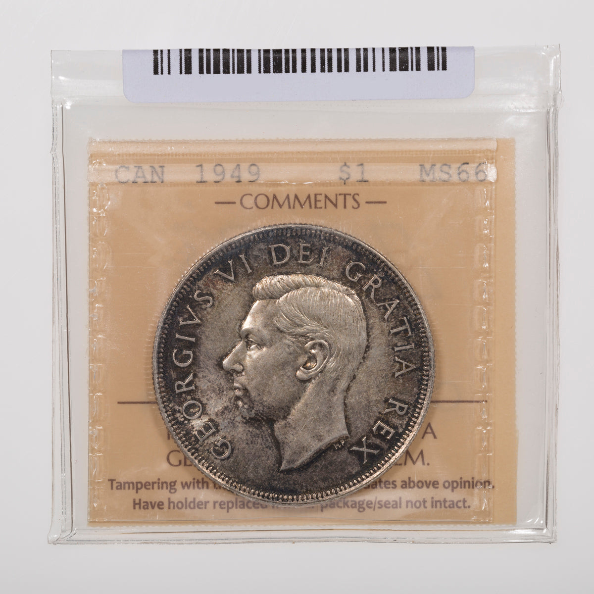 $1 1949 ICCS MS-66