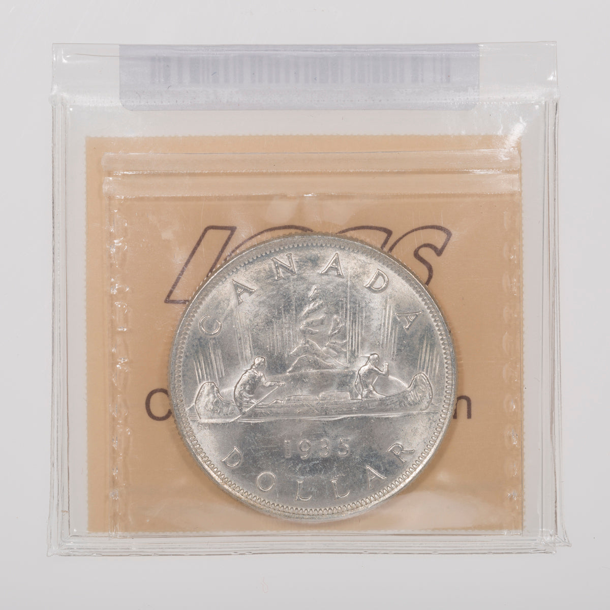 $1 1935 DBL XXV  ICCS MS-64