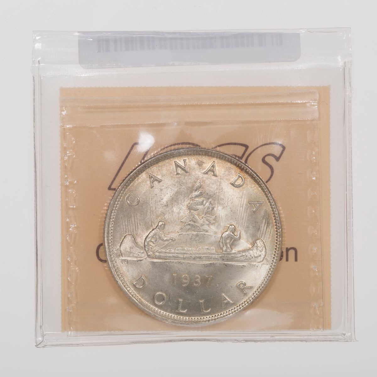 $1 1937 ICCS MS-64
