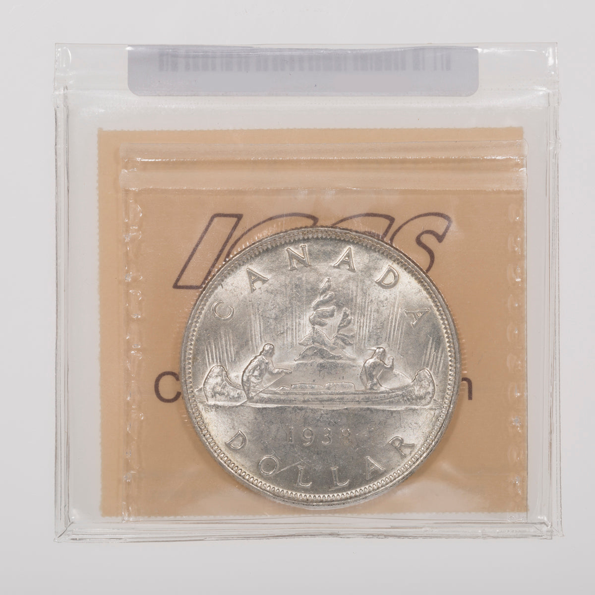 $1 1938 ICCS MS-63