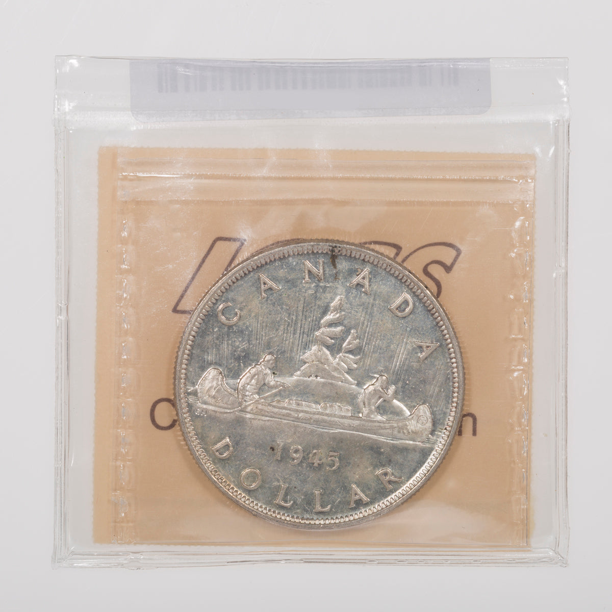 $1 1945 DBL 5 ICCS MS-63