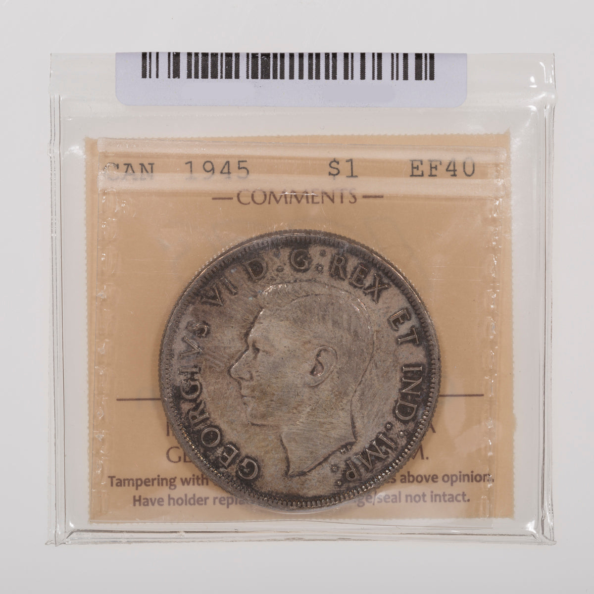 $1 1945 5/5 ICCS EF-40