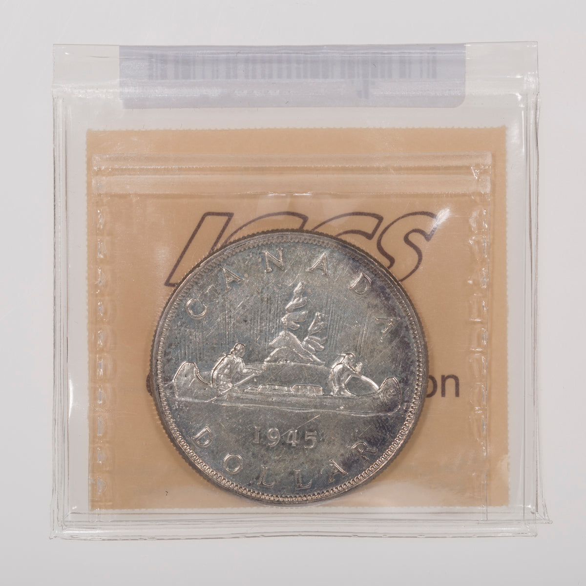 $1 1945 5/5 ICCS AU-50